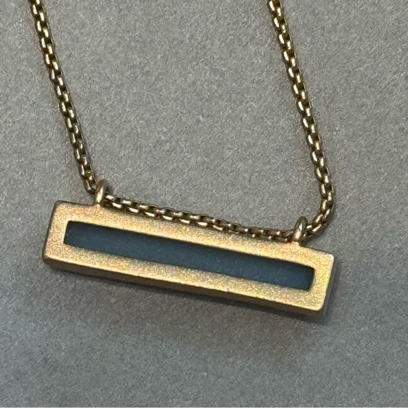 Kendra Scott Rose gold Leanor necklace drusy - Picture 7 of 7